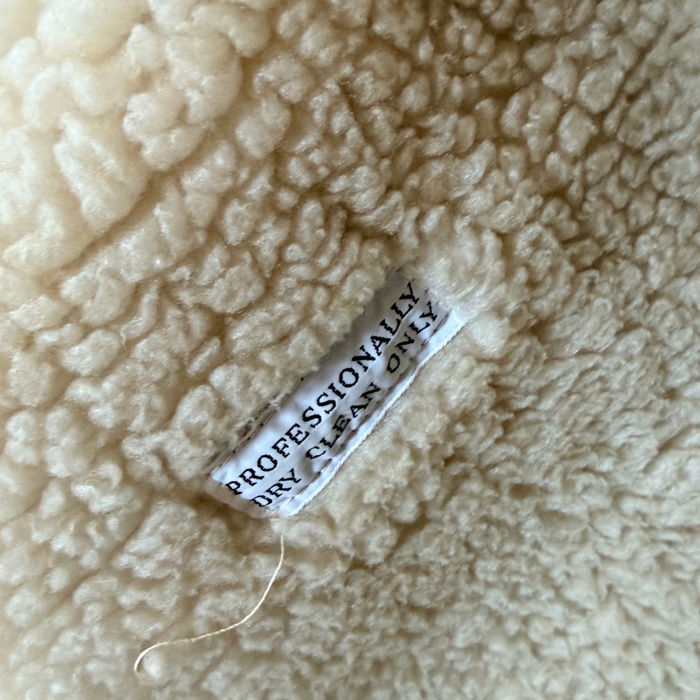 Vintage shearling corduroy coat tan men’s 40 M - Picture 4 of 9